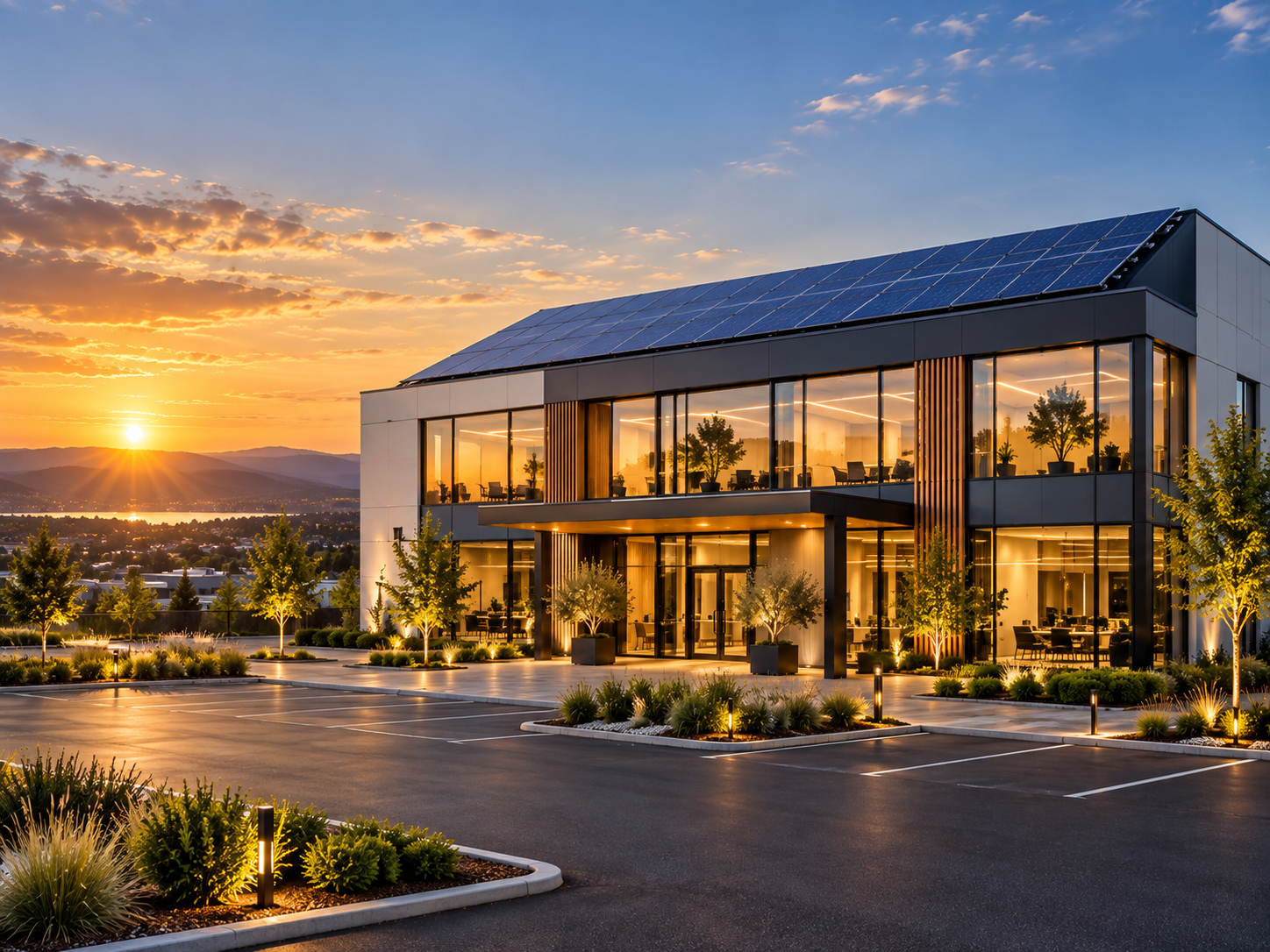 Soluție solară comercial